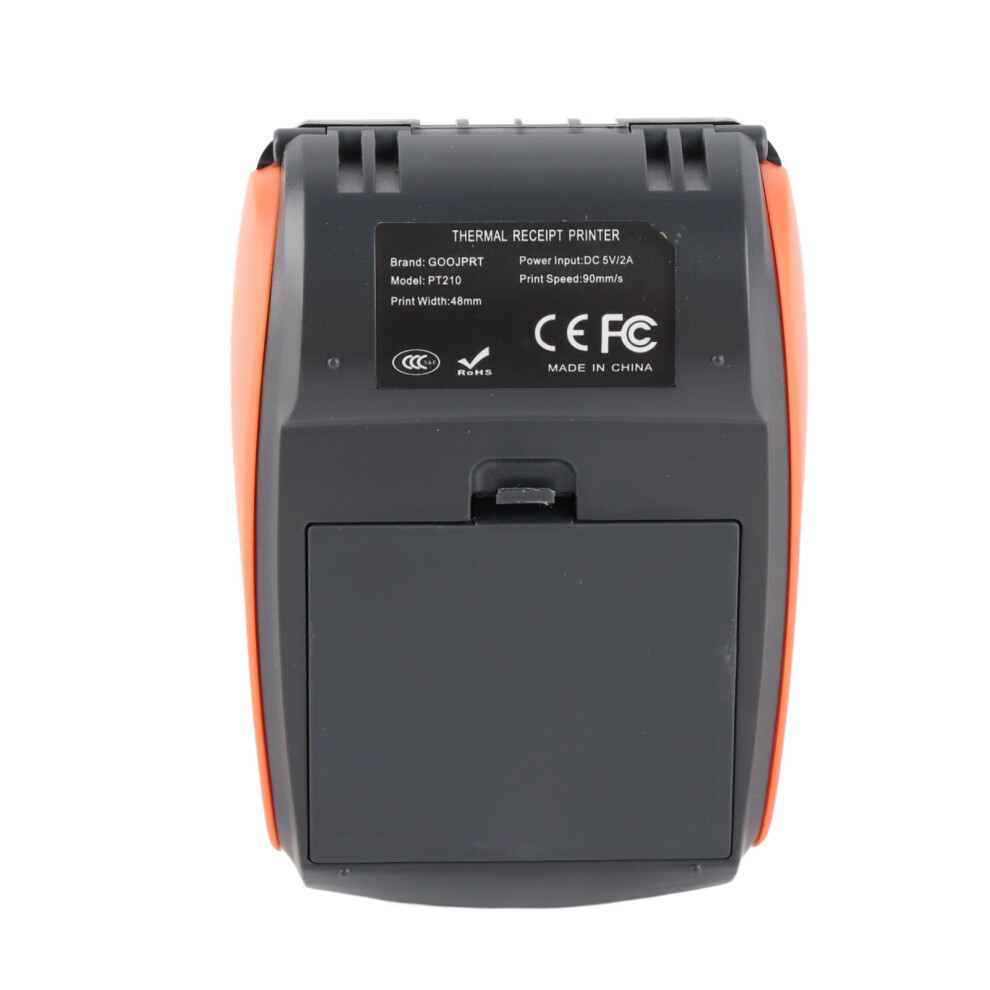 Wireless Portable Receipt Printer Bluetooth Thermal 58Mm (, 1500Mah) Orange 9361362822046