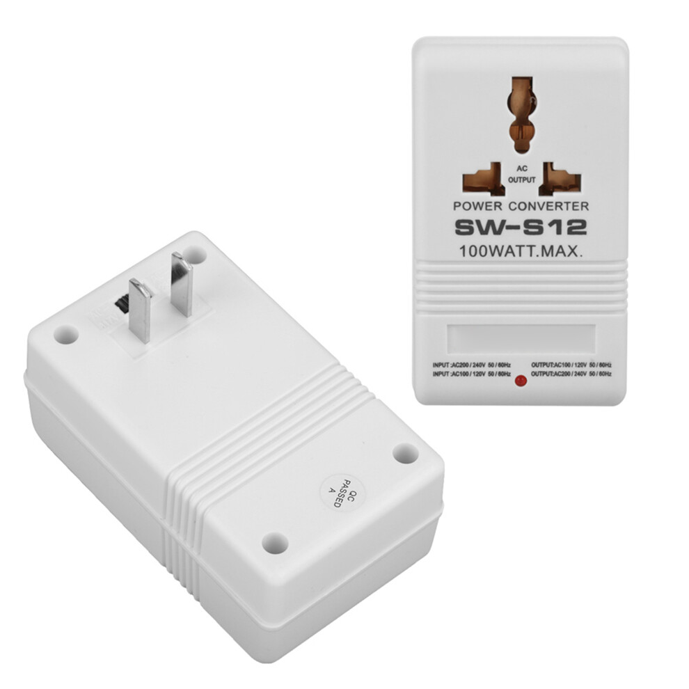100W Voltage Converter Transformer For Cn Standard Plug Step Up & Down 9301362821717