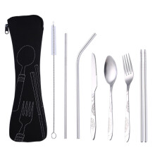 Colección de cucharas portátiles de acero inoxidable, apariencia elegante que garantiza durabilidad y practicidad para una construcción de calidad