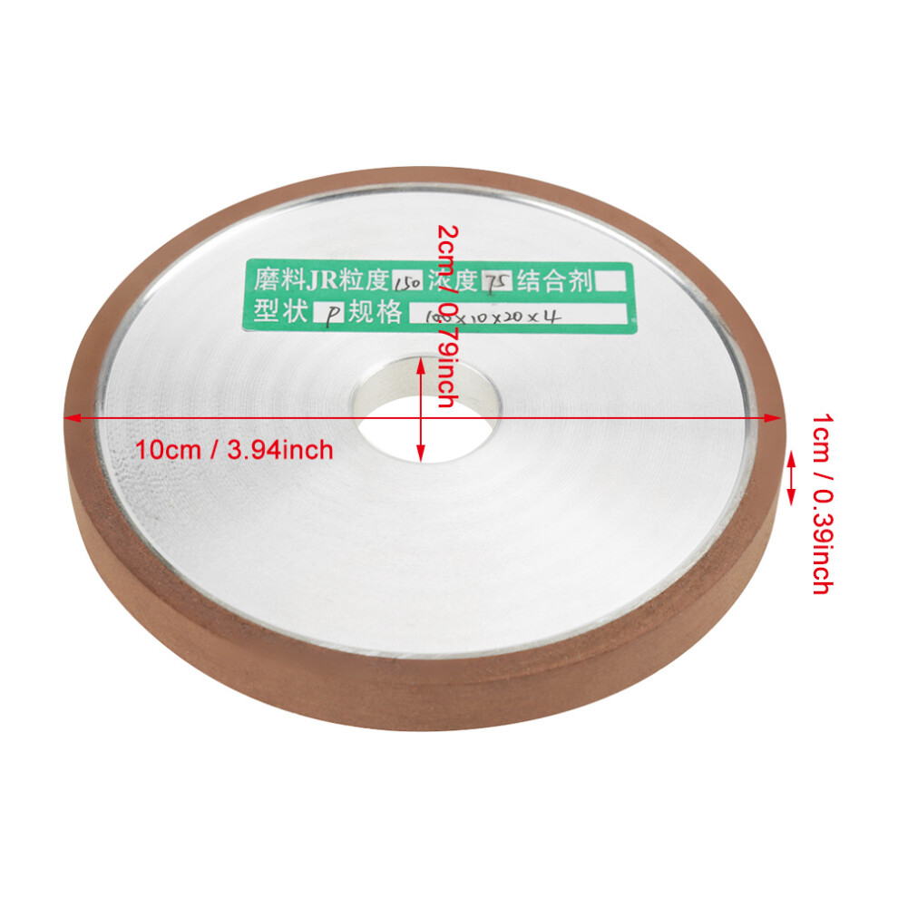 Grinding Wheel 100*20*10Mm Resin Diamond Grit 150 For Cutter Grinder Polishing 4631362822625