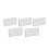 5Pcs Aluminium Profil End Kappe Legierung Metall 9