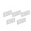 5Pcs Aluminium Profil End Kappe Legierung Metall 8