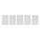 5Pcs Aluminium Profil End Kappe Legierung Metall 10