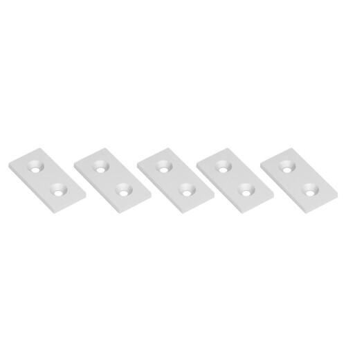 5Pcs Aluminium Profil End Kappe Legierung Metall 1