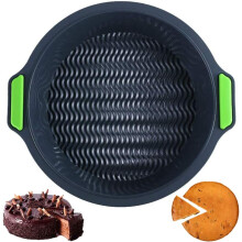 Forma de silicone flexível, resistente ao calor, própria para forno e micro-ondas. Material de alta qualidade, superfície antiaderente para assar