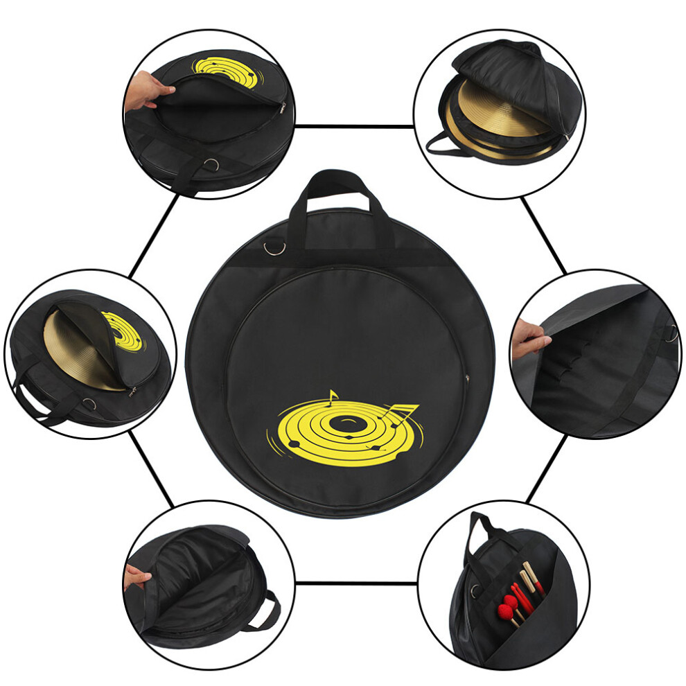 Durable IRIN 21-inch Cymbal Bag with Ample Pockets & Handy Strap