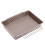 Grelha multiuso para assar, conjunto de assadeiras em aço inoxidável dourado de 33 cm (13 polegadas), em alumínio natural resistente e aço 6