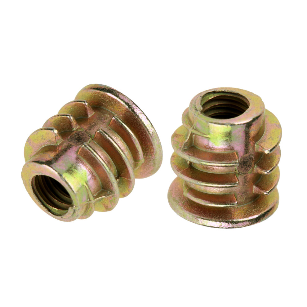 Durable M4x8mm Zinc Alloy Hex Drive Nuts For Wood Inserts 50Pcs 4681362824471