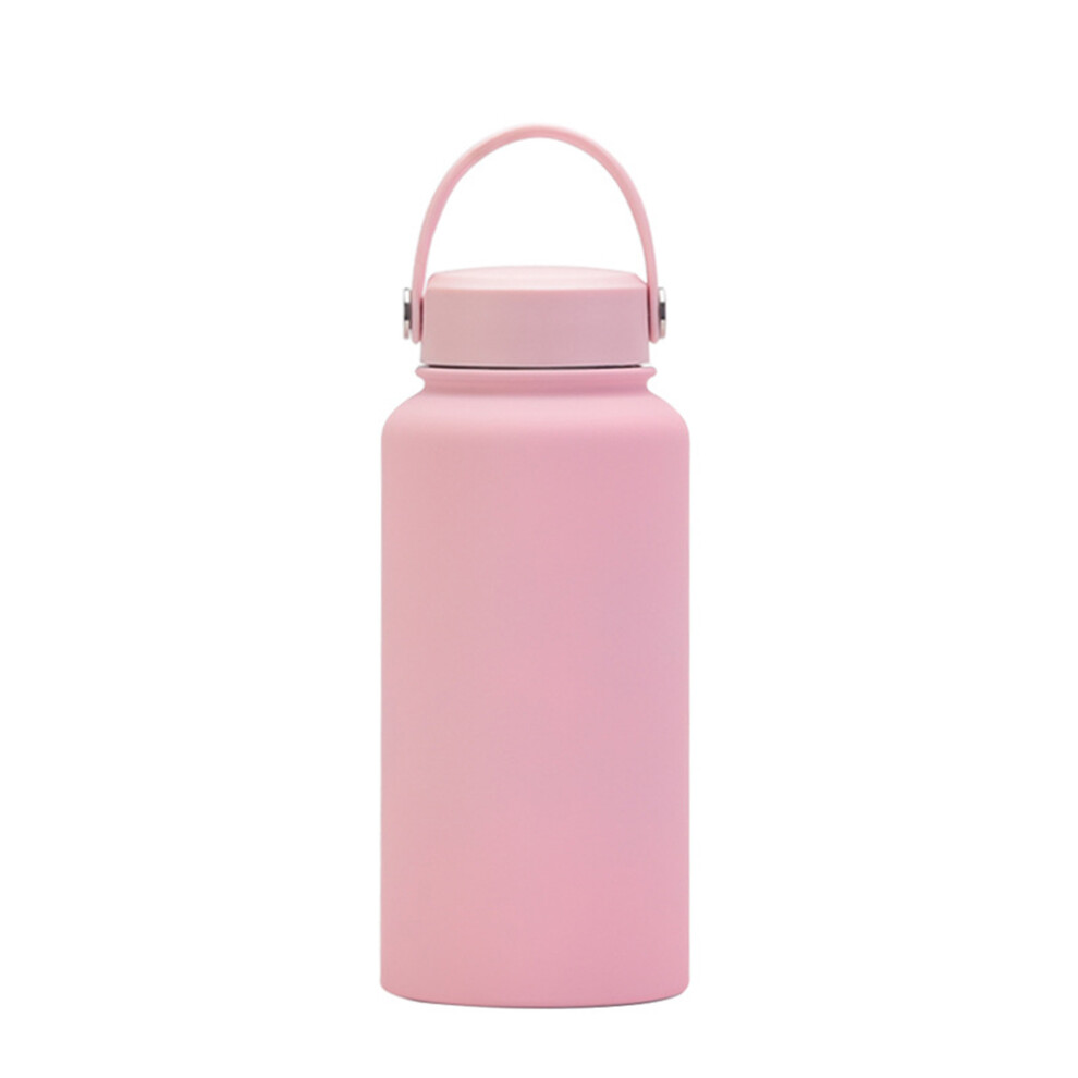 (Light Pink, 650ml) Vacuum Flask Water Bottle Camping Equipment Smooth Surface Liquid-image-OPC-PN5F6SZ-NEW