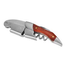 Weinöffner mit Folienschneider, Edelstahlkonstruktion für Langlebigkeit und Stil, ergonomisches Design für komfortablen Griff, doppelt gelenkiger