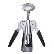 Weinöffner, kein Korkenbruch, scharfkantige Schraube, langlebige, hochwertige, polierte Oberfläche aus Zinklegierung, ergonomischer, rutschfester