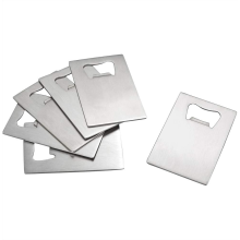 Apribottiglie formato carta di credito, in acciaio inossidabile solido e affidabile, strumento compatto per modelli unici, apribottiglie versatile