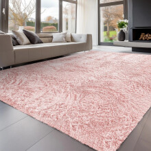 Fluffy Rugs Large Rug For Living Room Bedroom Carpet Non Slip Kitchen Floor Mat Pink_160 x 230 cm
