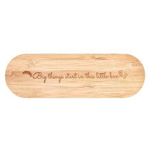Magnetic Wooden Pregnancy Keepsakes Box Surprise-There is Rafia