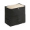 Space Saving Expandable Fabric-Black Four square box retr 1
