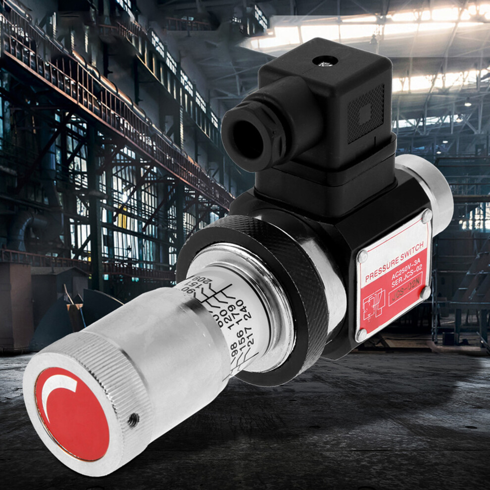 Jcs-02N Hydraulic Pressure Relay Switch 30-210Kg/Cmâ², 13.5X8.2cm 4011362825138
