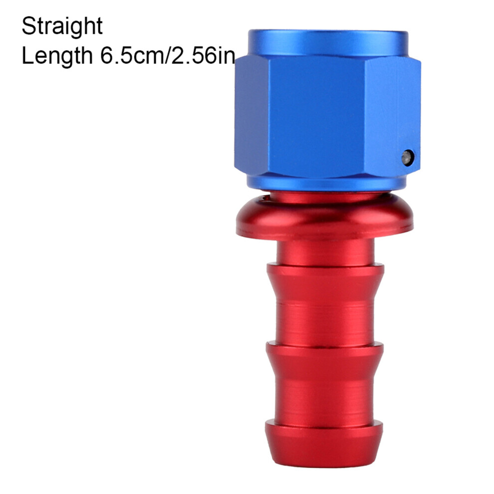 An10 45 90 180 Degree Push On Fuel Line Fitting Male With Twist Lock 9491362825713