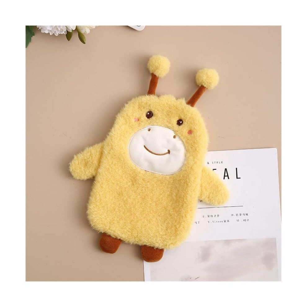 Hot Water Bottles 350ML Small, Portable Reusable Bottle With Detachable Washable Cloth Cover, Hand Warmer, One Size A