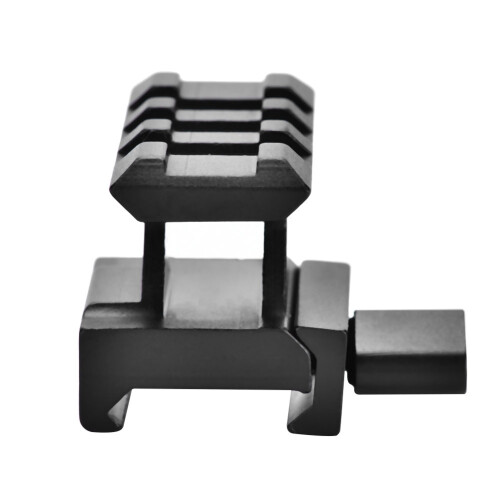 Lightweight Riser Mount for Clear Red Dot View on Picatinny Rails