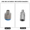 220V Digitaler Druckschalter-Controller 0-2 MPa, 80 mm, 4-stellige LED 4