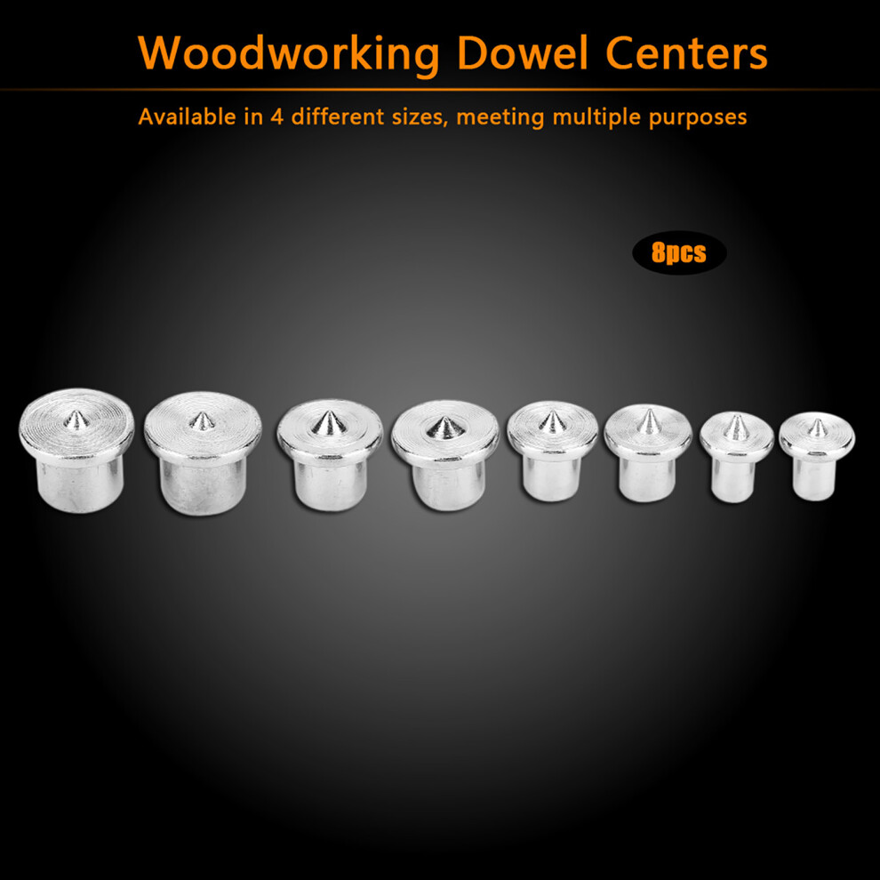 Dowel Center Markers 8Pcs For Woodworker Hollow Tenon Alignment 6/8/10/12Mm 4311362829021