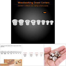 8pcs Metal Dowel Centers Alignment Tool 6mm-12mm for Woodworking