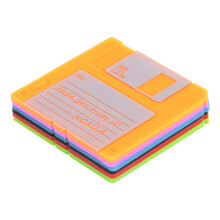 Presentes para geeks com um toque retrô, decoração de mesa exclusiva em formato de bases térmicas vintage para copos e porta-copos de silicone em