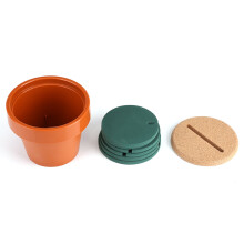 Conjunto de suporte para vasos de flores, porta-copos de cacto DIY para bebidas, presente criativo com tema de cacto, porta-copos de material EVA