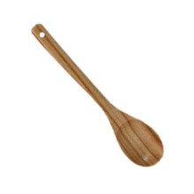 Kjøkkenredskaper i naturlig stil, minimalistisk design, håndskårne konturskjeer i tre, glatte kanter, myk fløyelsaktig følelse for servering og