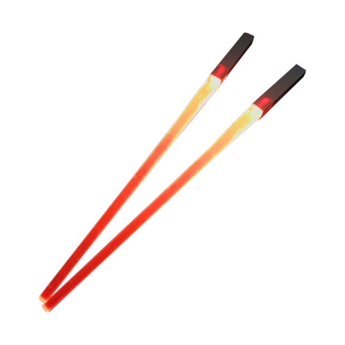 LED φωτιζόμενα ξυλάκια chopsticks με λαμπερό φωτόσπαθο, επαναχρησιμοποιήσιμα σπαθιά