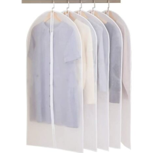 Waschbare Kleidersäcke für die Aufbewahrung zu Hause, wasserdichte, wiederverwendbare, transparente Kleidersäcke aus Kunststoff zum Aufhängen von
