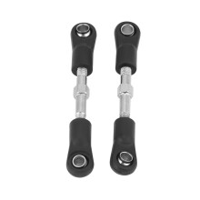 2er Set RC Auto Lenkerführung für ZD 1:16 Modell, 52 mm Stahl & Kunststoff