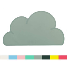 Skyformet, sølefri kjæledyrmatte, sikker bruk for hund og katt med hevet kant, beskytter mot søl for mellomstore små kjæledyr, silikonmatte for