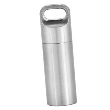 Wasserfester Pillenbehälter aus Edelstahl, 3 Größen, Outdoor-Camping-Behälter