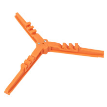 Camping Tank Holder Foldable Triangular Cartridge Holder Portable Tripod Base Orange for Outdoor Activities
