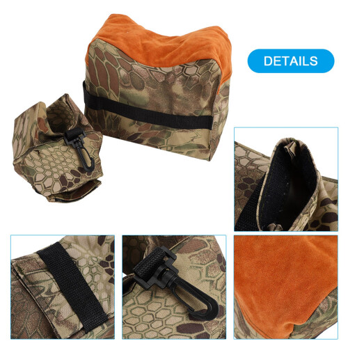 Python Mud Color Shooting Bench Rest Bags Set for Rifle & Shotgun 2