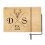 Hevea Wood Cheese Board With Wire Slicer 25X19Cm 3