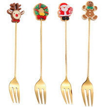 Anspruchsvolles Weihnachtsdesign, elegante Rührstäbchen für Kaffee und Tee, Edelstahl-Rührstäbchen mit Silikonmuster, festliche