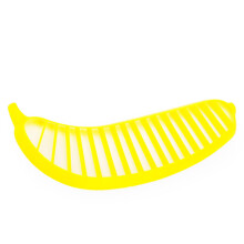 Sikker banankutter for rask bananforberedelse, fruktsalatskjærer sikrer jevn og trygg bananskjæring for daglig bruk