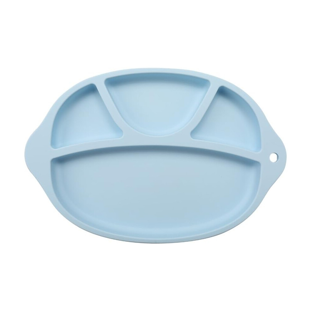 Divided Plate Design, Silicone Suction Plate For Toddlers, Odor-resistant Unbreakable Dish With Portion Control Sections, Food Grade Silicone Material