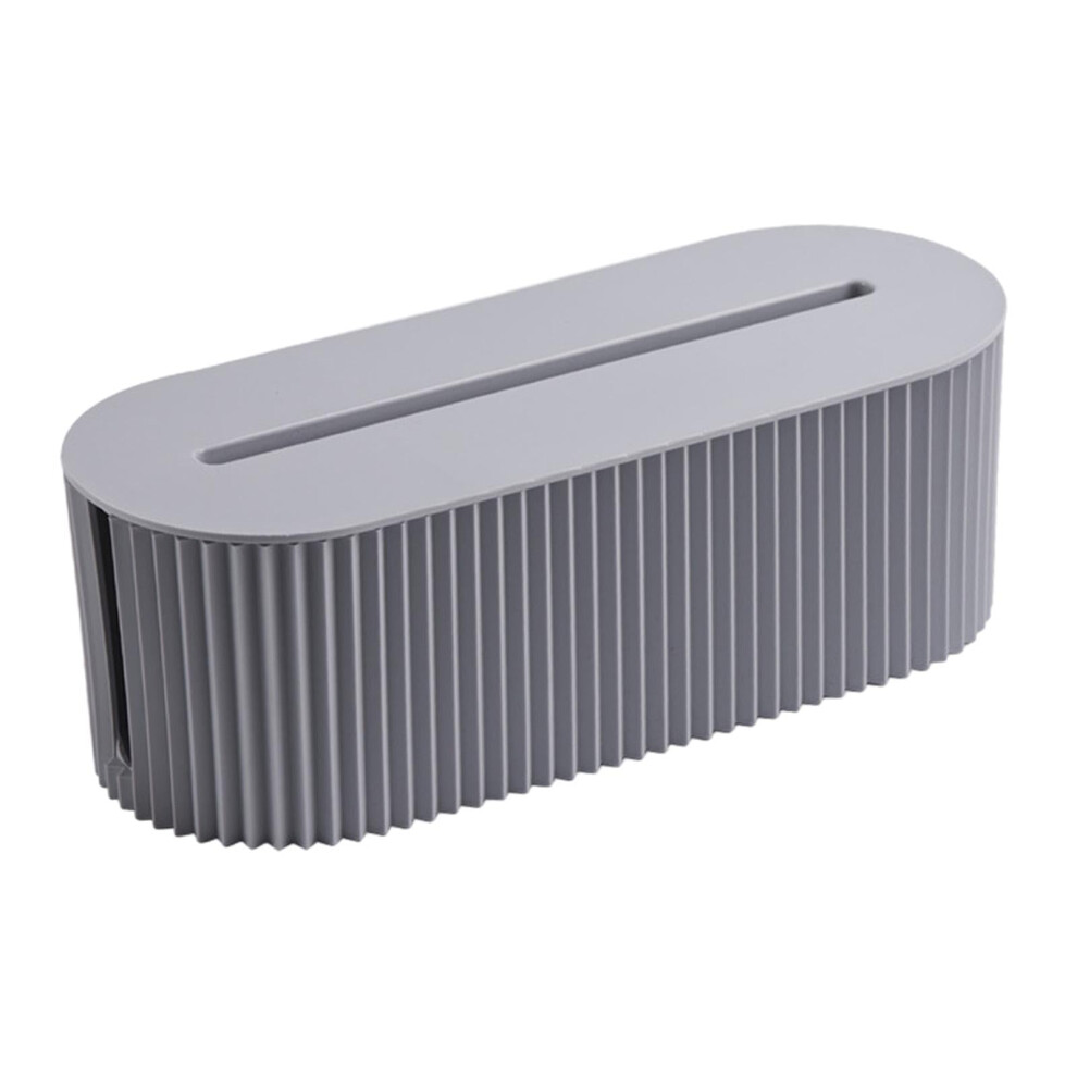 Cord Organizer Box Electrical Cable Storage For Computer Power Outlets Phone Chargers Blue 9067246876722