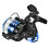 Leichtes blauer Kunststoff-Spin-Bachforellenrolle, 3 Lager, 11,5 cm 11