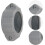 Pool  Set Split Nut Connectors And Seal Rings Pool Maintenance Part Coupling Nut Connector 3