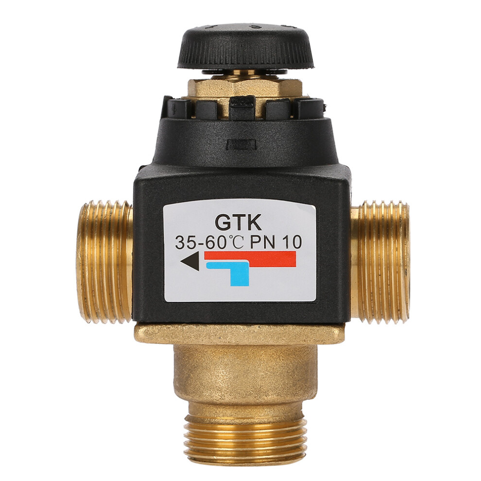 Solar Hot Water Brass Thermostatic Mixing Valve Dn20 3 Way Male Thread 8451362836196