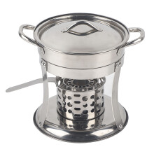 Réchaud de style chinois, en acier inoxydable facile à nettoyer, portable, idéal pour les aventuriers et les cuisiniers amateurs.