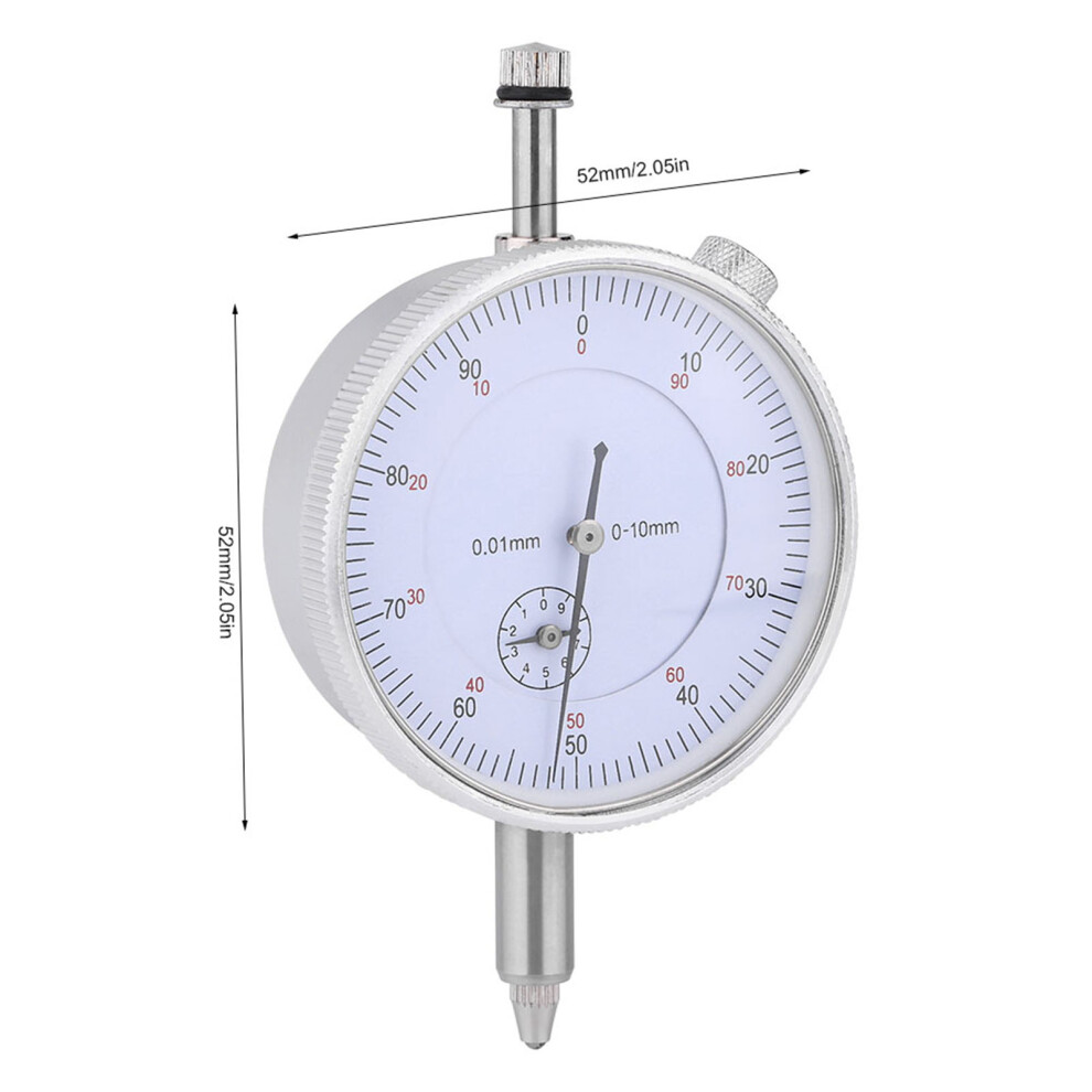 0-10Mm Dial Indicator Gauge 0.01Mm Precision High-Accuracy Measuring Tool 4921362836808