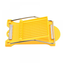 Cortador de fiambres para alimentos blandos, cortador de huevos con 10 alambres de acero inoxidable para un corte uniforme, cortador de queso