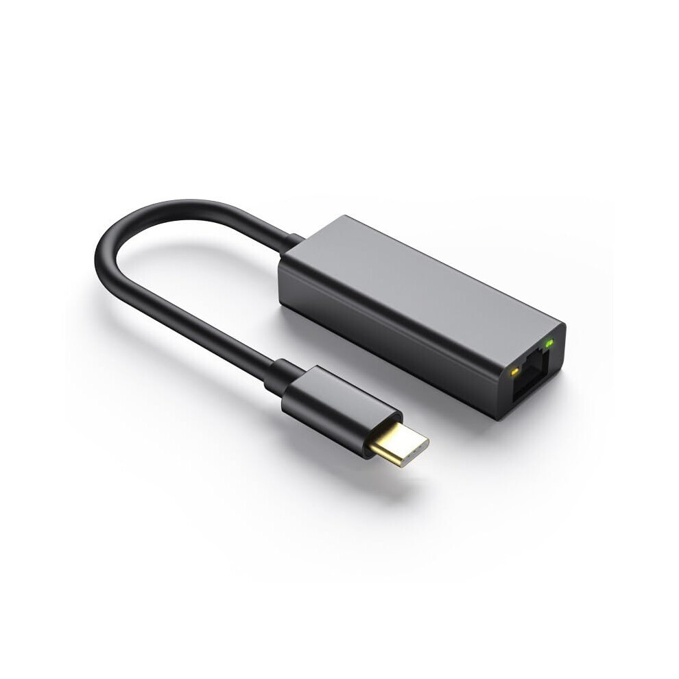 Usb C To Ethernet Adapter, 1000Mbps Gigabit, Aluminum Rj45, Plug And Play, Compatible With Laptop Tablet Smartphone 9105992209743