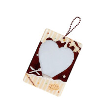 Chocolate Theme Cute Mini Card Holder For Kpop-Yellow cookies