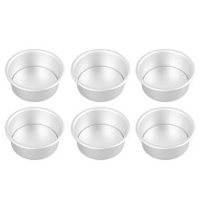 Rund kageform med aftagelig bund, ubesværet bageform med lige sider for professionelt udseende lag, anodiseret aluminium med